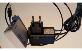 Conversor de audio digital optico TosLink / RCA Coaxial a 2 RCA analogico  con alimentador